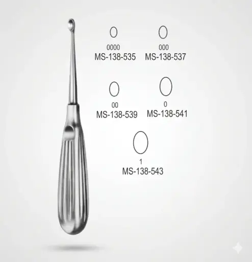 [43] Cucharilla VOLKMANN cortante