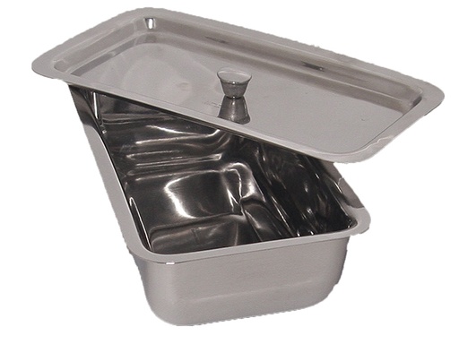 [4419] Caja con tapa y tirador inoxidable Quiroproser®