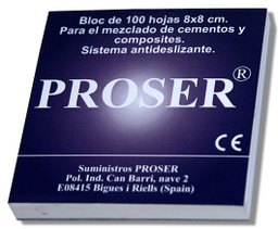 [020191] Block mezcla Proser 8x8 Antideslizante 100u