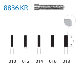 Fresa diamante turbina Fig.8836KR314 - Komet 5u