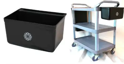 [090155] Cubo pequeño para carro multiusos Polipropileno