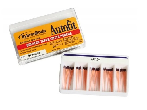 [5062] Autofit Greater taper guttapercha 50u Sybronendo