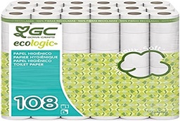 [010160] Papel higiénico ECO doméstico 108 rollos Gomà Camps