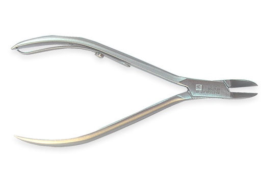 [HF476R] Alicate corta uñas plano punta fina 11,5cm - 12mm corte Aesculap