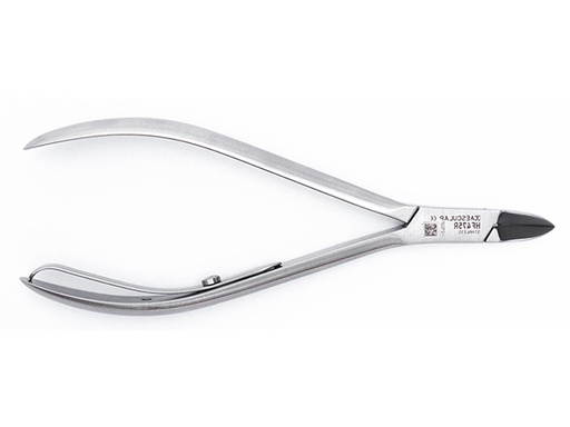 [HF475R] Alicate uñas plano punta fina 11,5 cm - 12 mm corte Aesculap