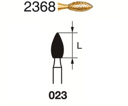 [2368.314.023] Fresa diamante turbina Fig.2368 cal.023 S2000 - Komet 5u