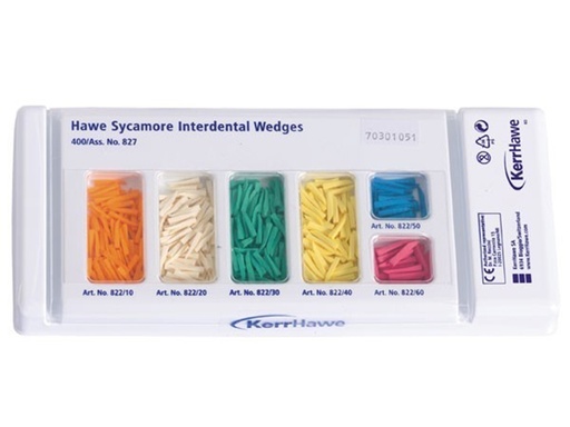 [z1650] Cuñas de madera surtido 400u (6 tamaños)