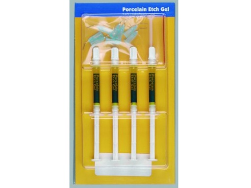 [04-011] Ácido fluorhídrico Gel 9,6% 4 jeringas de 1,2 ml Clarben 
