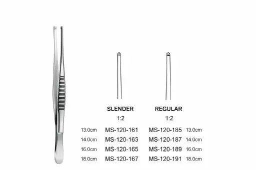 [68] Pinza disección C/D 1x2