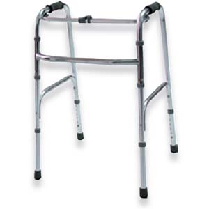 [0900281] Andador aluminio plegable Fijo
