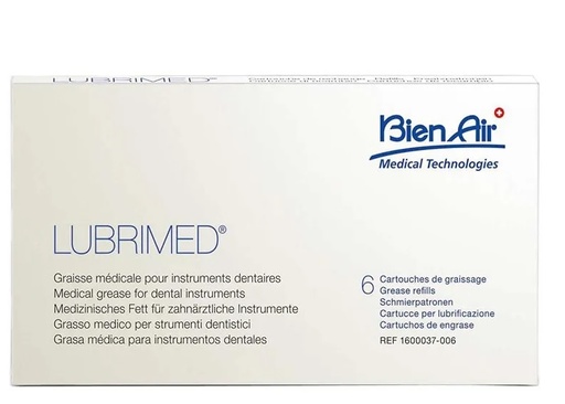 [1600037-006] Lubrimed cartuchos de grasa 6u Bien Air