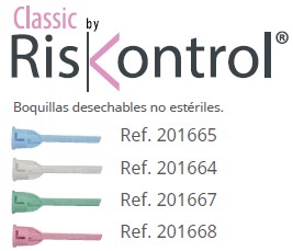 [7076] Riskontrol boquillas desechables para Jeringa 250u ACTEON