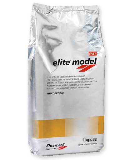 [02073422] Yeso Tipo III Elite Model Fast Sky Blue 25kg Zhermack