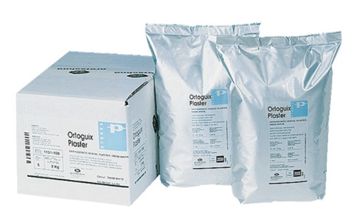 [z4373] Yeso Tipo III Ortodoncia Ortoguix extrablanco Eco-Pack 6x2kg Protechno