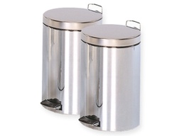 [1076/2I] Cubo para restos 20 l. -Acero inoxidable