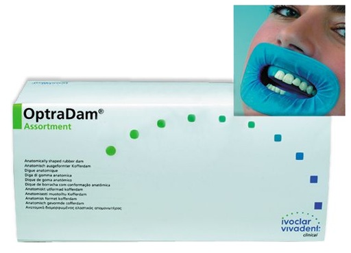 [z6577] OptraDam surtido de diques de goma 50u Ivoclar