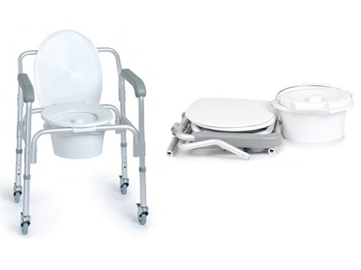[090124] Silla WC ducha desmontable con ruedas
