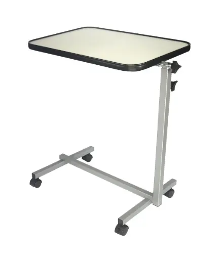 [090190] Mesa cama plegable con ruedas Gris